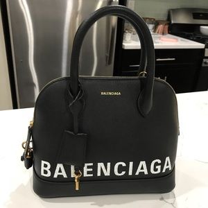 Balenciaga Ville leather top handle bag